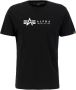 Alpha industries Label T (2 Pack) T-shirts Kleding Black maat: XXL beschikbare maaten:S M L XXL - Thumbnail 5