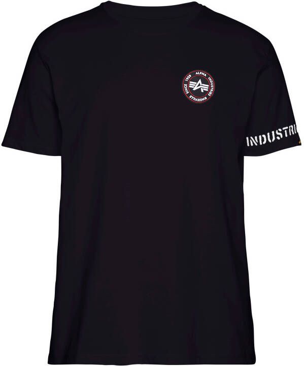 Alpha Industries Shirt met ronde hals RBF Back Stripe T
