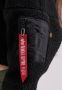 Alpha industries Zwarte Cropped Sherpa Coltrui Sweatshirt Black Dames - Thumbnail 4