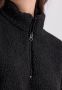 Alpha industries Zwarte Cropped Sherpa Coltrui Sweatshirt Black Dames - Thumbnail 5
