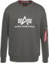 Alpha Industries Sweater Men Sweatshirts 3D Logo Sweater II - Thumbnail 6