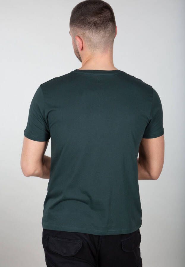 Alpha Industries Shirt met ronde hals BASIC T SMALL LOGO - Foto 3