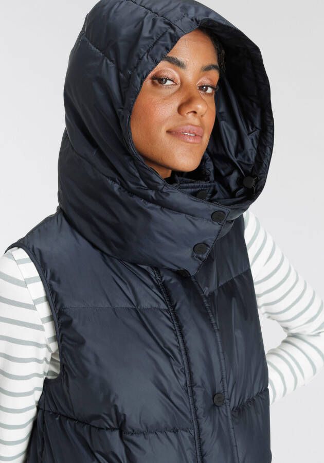 Amber & June Bodywarmer met warme kraag