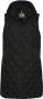 Amber & June Gewatteerde Bodywarmer met Capuchon Black Dames - Thumbnail 4