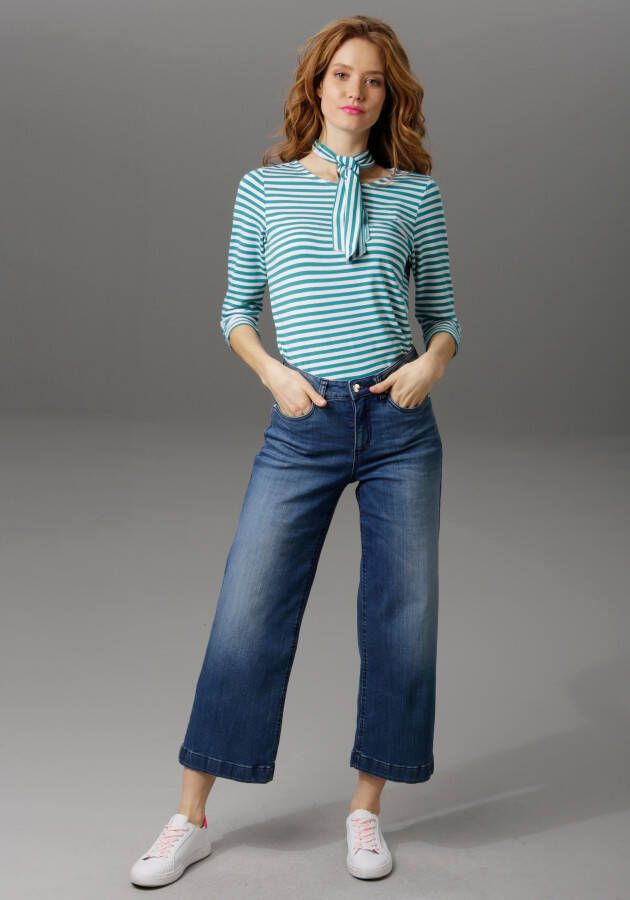 Aniston CASUAL 7 8 jeans in used-wassing
