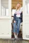 Aniston CASUAL 7 8 jeans met iets gerafelde voetzoom - Thumbnail 8