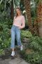 Aniston CASUAL 7 8 jeans met iets gerafelde voetzoom - Thumbnail 5