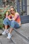 Aniston CASUAL 7 8 jeans met iets gerafelde voetzoom - Thumbnail 6