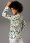 Aniston CASUAL Blouse zonder sluiting met bloemen en bladeren gedessineerd - Thumbnail 2