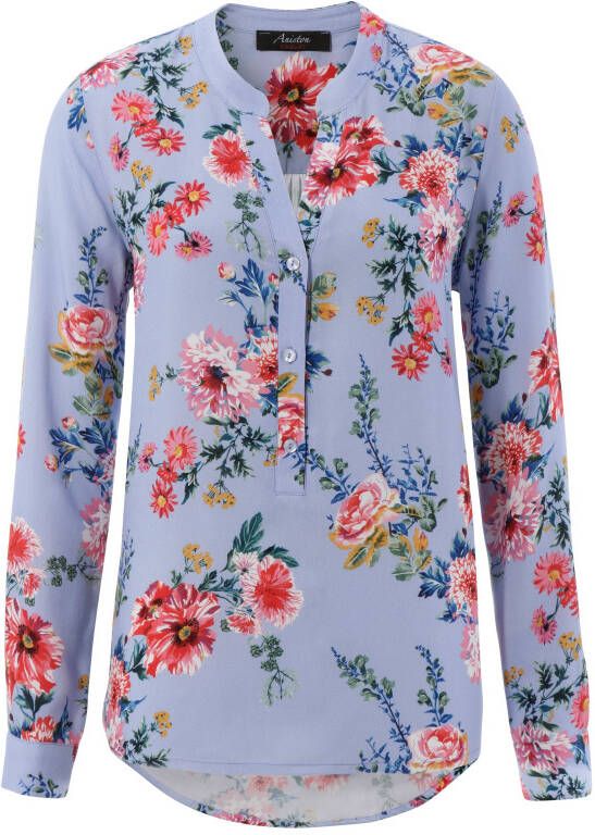 Aniston CASUAL Blouse zonder sluiting met kleurrijke bloemenprint