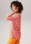 Aniston CASUAL Blouse zonder sluiting met opvallende grafische print - Thumbnail 2