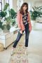 Aniston CASUAL Bootcut jeans trendy wassing ij de iets gerafelde voetzoom - Thumbnail 9