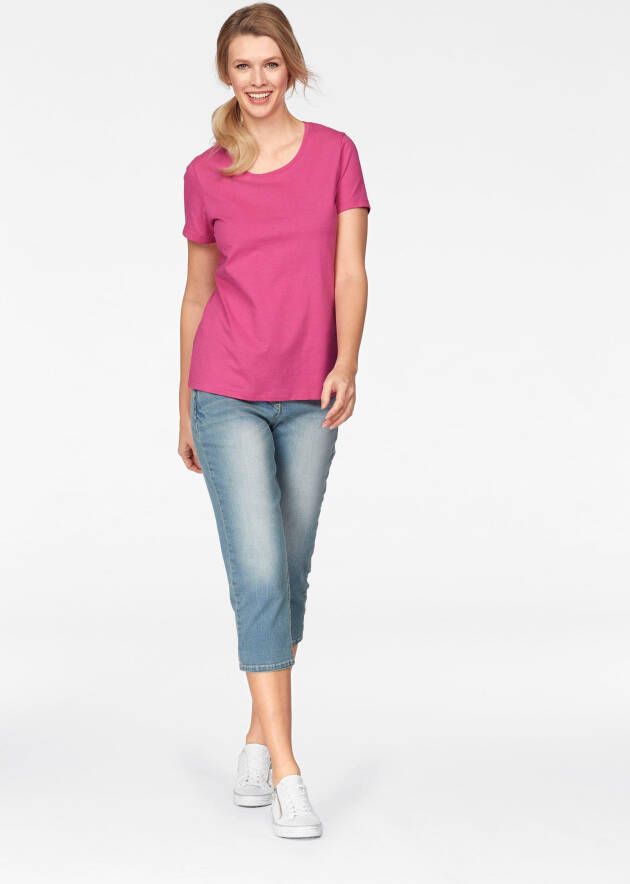 Aniston CASUAL Capri jeans in used-wassing