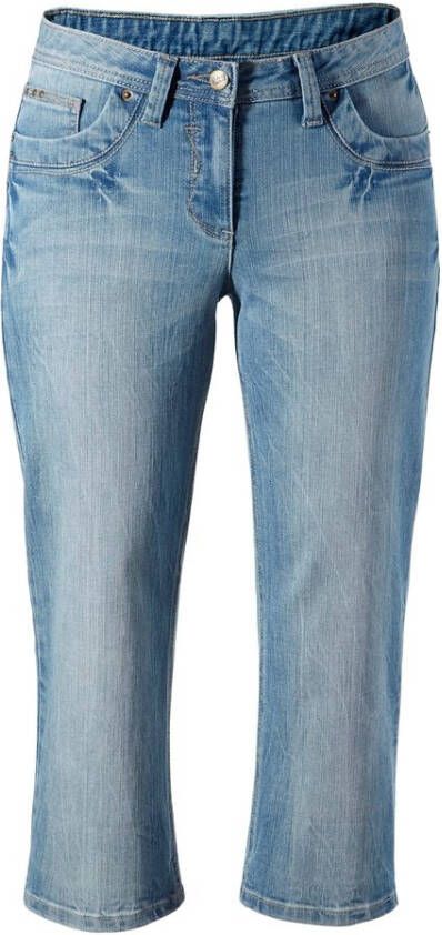Aniston CASUAL Capri jeans in used-wassing