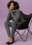 Aniston CASUAL Comfortbroek met trendy pied-de-poulemotief en piping langs de zijnaden - Thumbnail 6