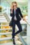 Aniston CASUAL Jasje met imitatieleer-randafwerkingen en mouwpatches - Thumbnail 13