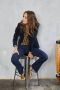 Aniston CASUAL Jasje met imitatieleer-randafwerkingen en mouwpatches - Thumbnail 17
