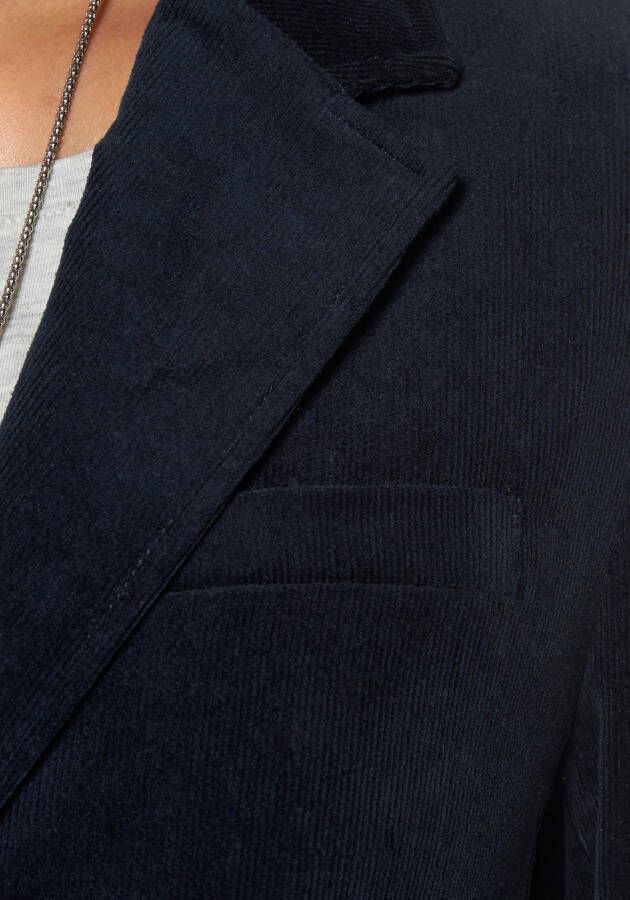 Aniston CASUAL Jasje met imitatieleer-randafwerkingen en mouwpatches