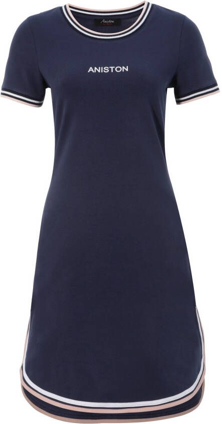 Aniston CASUAL Jerseyjurk met aantrekkelijke zoom