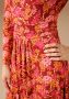 Aniston CASUAL Jerseyjurk met een ro tische bloe print - Thumbnail 3