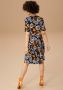 Aniston CASUAL Jerseyjurk met grafische bloemenprint - Thumbnail 2