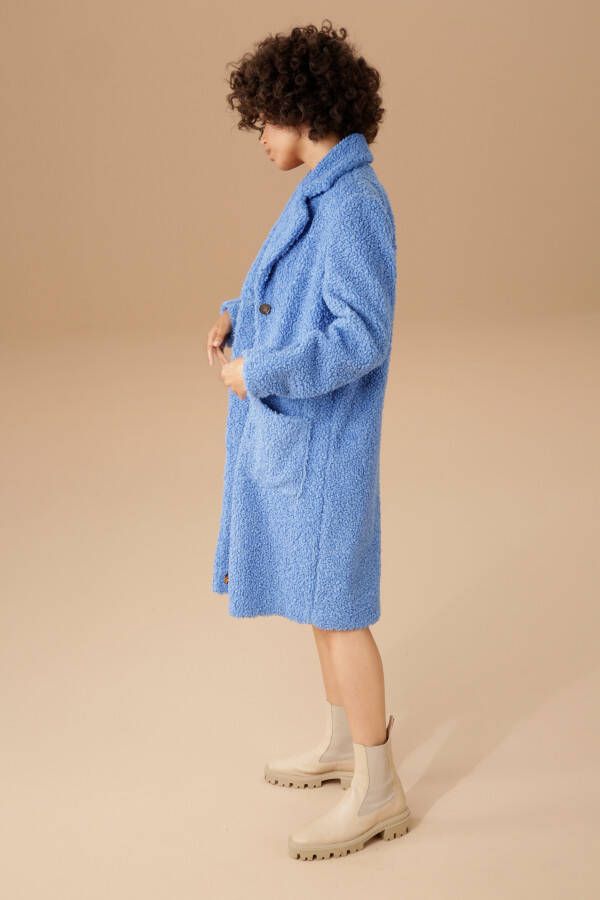 Aniston CASUAL Korte jas in pluche-look