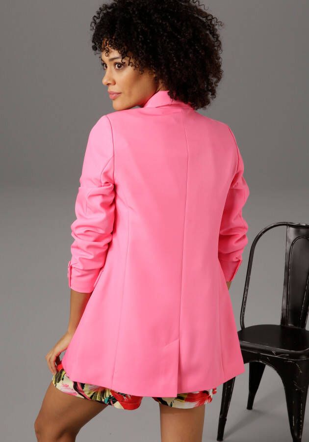 Aniston CASUAL Lange blazer in trendy kleurenpalet