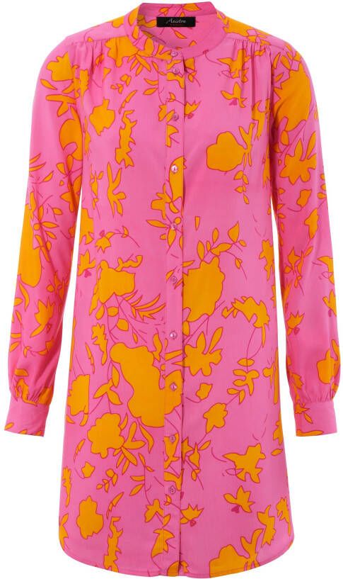 Aniston CASUAL Lange blouse met grafische bloemenprint in topactuele kleurencombinaties