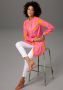 Aniston CASUAL Lange blouse met grafische bloemenprint in topactuele kleurencombinaties - Thumbnail 5