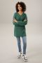 Aniston CASUAL Lange trui met vastgezette omslag bij de lange mouwen - Thumbnail 4