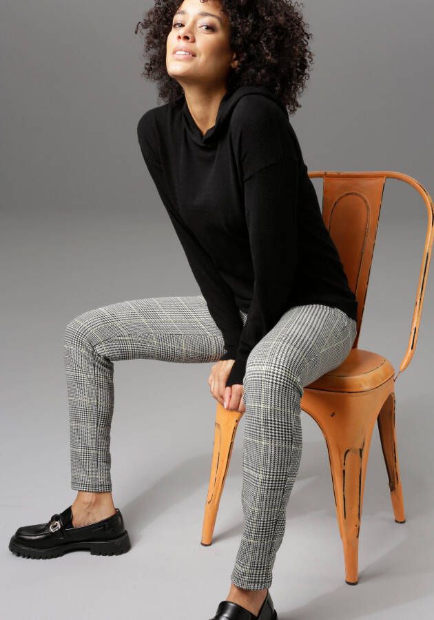 Aniston CASUAL Legging met ruitdessin