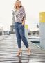 Aniston CASUAL Loose fit jeans highwaist met comfortabele elastische band paperbag-jeans - Thumbnail 7