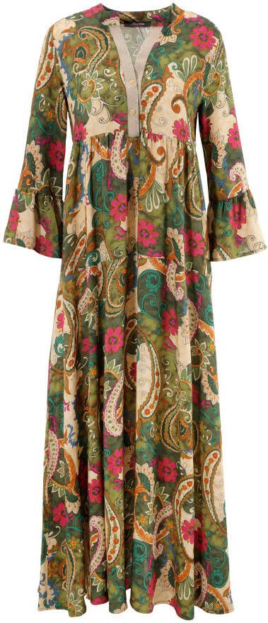 Aniston CASUAL Maxi-jurk met kleurrijke bloemen- en paisley-print