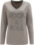 Aniston CASUAL Shirt met lange mouwen met "rockigem"-print in getextureerde frotté stof - Thumbnail 5