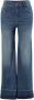 Aniston CASUAL Straight jeans met een trendy wassing op de licht gerafelde zoom - Thumbnail 5
