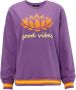 Aniston CASUAL Sweatshirt Print op voorkant met abstracte waterlelie en tekst - Thumbnail 5