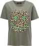 Aniston CASUAL T-shirt met smiley print in animal look op de voorkant - Thumbnail 5