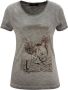 Aniston CASUAL T-shirt met glinstersteentjes gegarneerde frontprint - Thumbnail 5