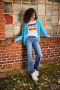 Aniston CASUAL T-shirt Opdruk op voorkant met regenboog en PEACE print - Thumbnail 6