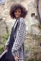 Aniston CASUAL Gebreide jurk met chiffon-volant - Thumbnail 6