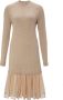 Aniston CASUAL Gebreide jurk met chiffon-volant - Thumbnail 5