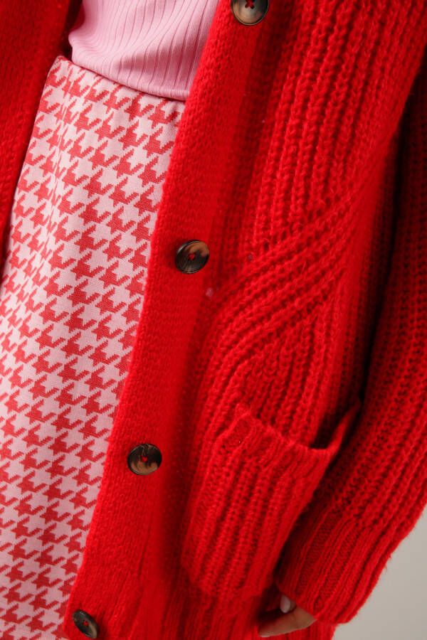 Aniston CASUAL Vest met prachtig breipatroon