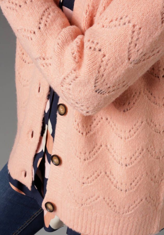 Aniston CASUAL Vest met ajourmotief