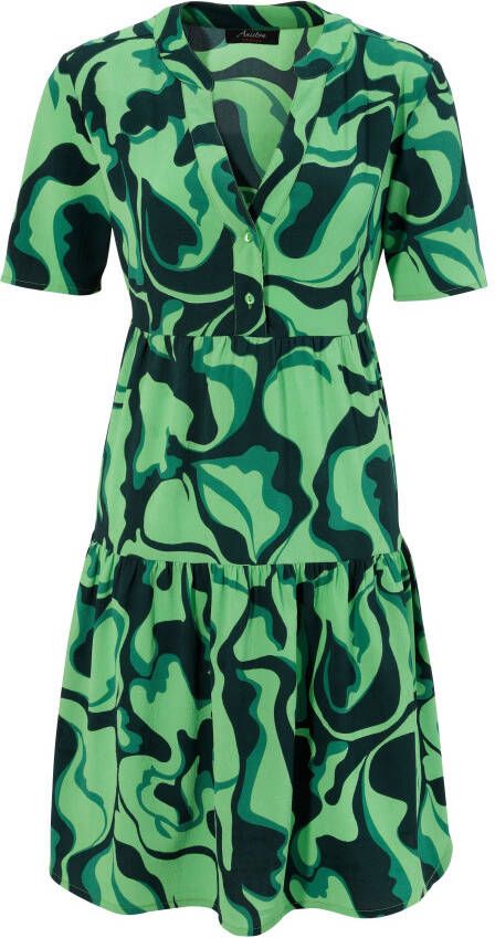 Aniston CASUAL Zomerjurk met kleurrijke grafische print