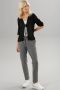 Aniston SELECTED Gekreukte blouse met kraag en bindstrik - Thumbnail 3