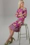 Aniston SELECTED Jerseyjurk met bedrukte rand in retropatroon - Thumbnail 6