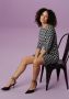 Aniston SELECTED Jerseyjurk met elegant cirkelpatroon - Thumbnail 5