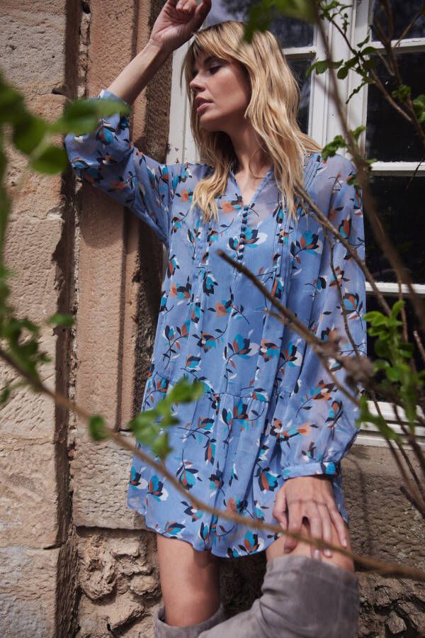 Aniston SELECTED Lange blouse met decoratieve biesgarnering nieuwe collectie