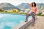 Aniston SELECTED Palazzobroek met geprint randdessin - Thumbnail 9