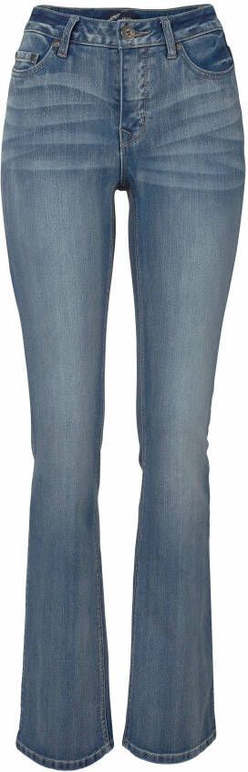 Arizona Bootcut jeans Baby Bootcut licht uitlopende broekspijpen hoge taille